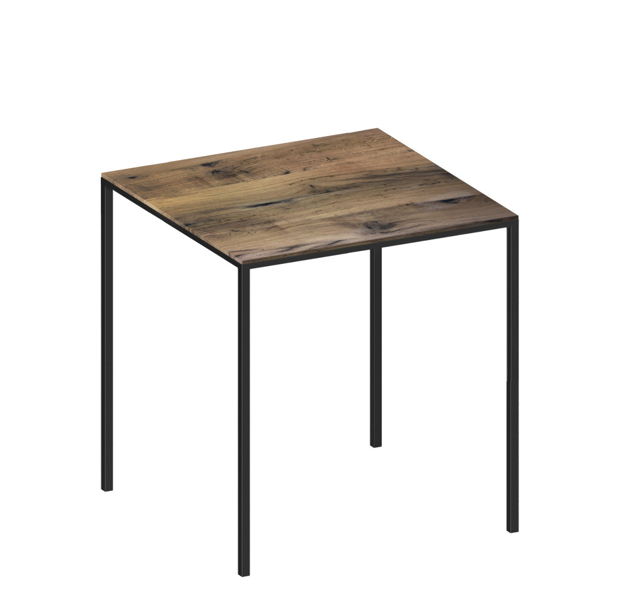 Mini Tavolo Wood Tisch, 69 x 69 cm, schwarz / eiche Mini Tavolo Wood Tisch, 69 x 69 cm, schwarz / eiche
