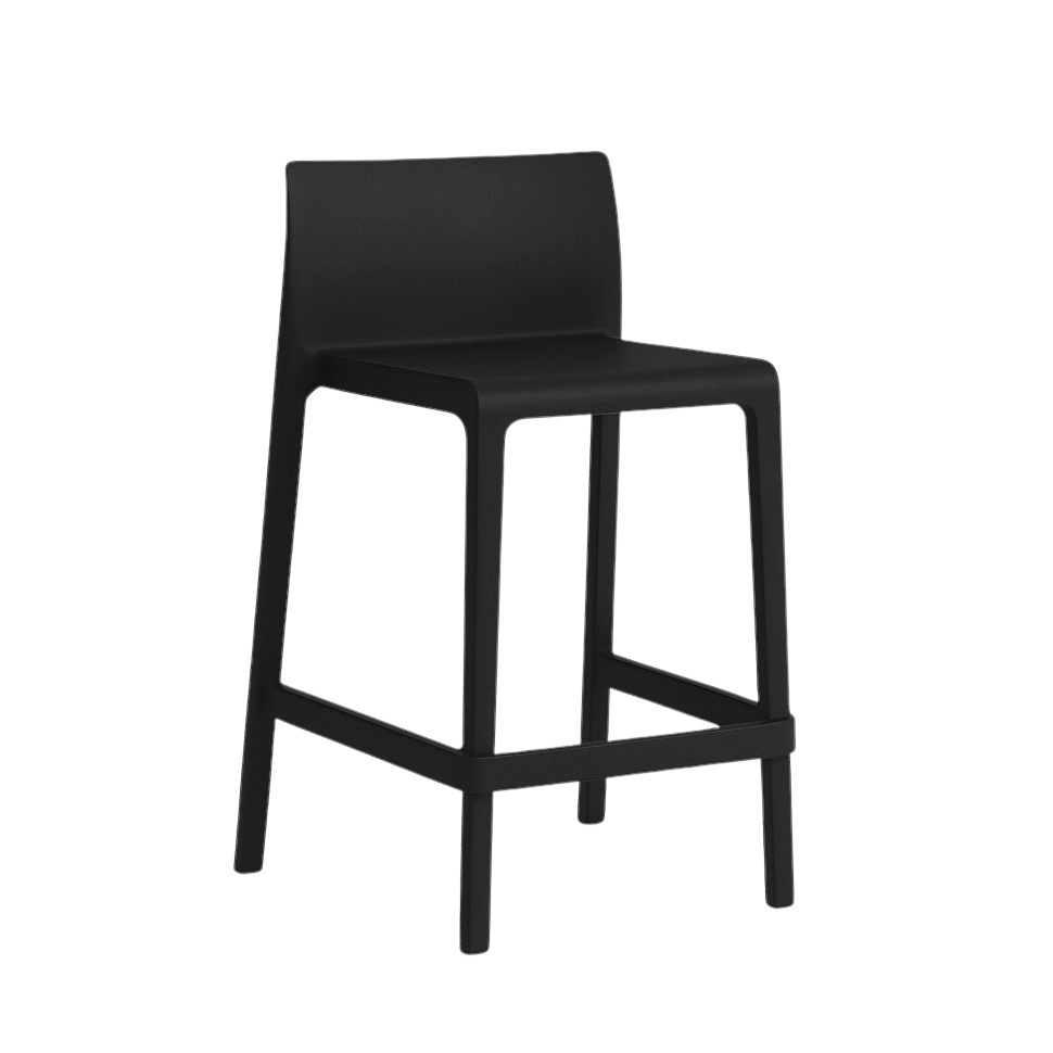 Pedrali Volt 677 Barhocker – eleganter Designstuhl in Schwarz Pedrali Volt 677 Barhocker in Schwarz – stapelbarer Design-Barstuhl aus Kunststoff für Innen- und Außenbereiche