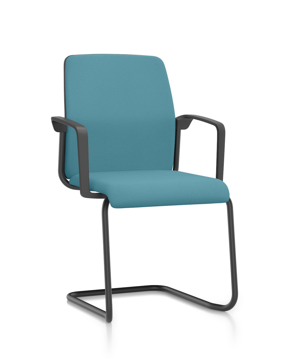 Stapelbarer Interstuhl AIMis1 5S50 Besucherstuhl mit gepolsterter Sitzfläche, ideal für Konferenzräume und Wartebereiche
