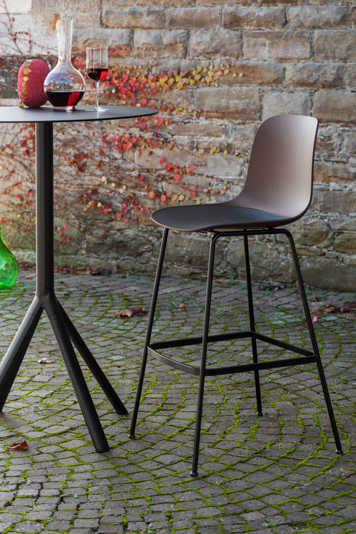 Seela Outdoor Barhocker, höhe 65 cm, kufengestell