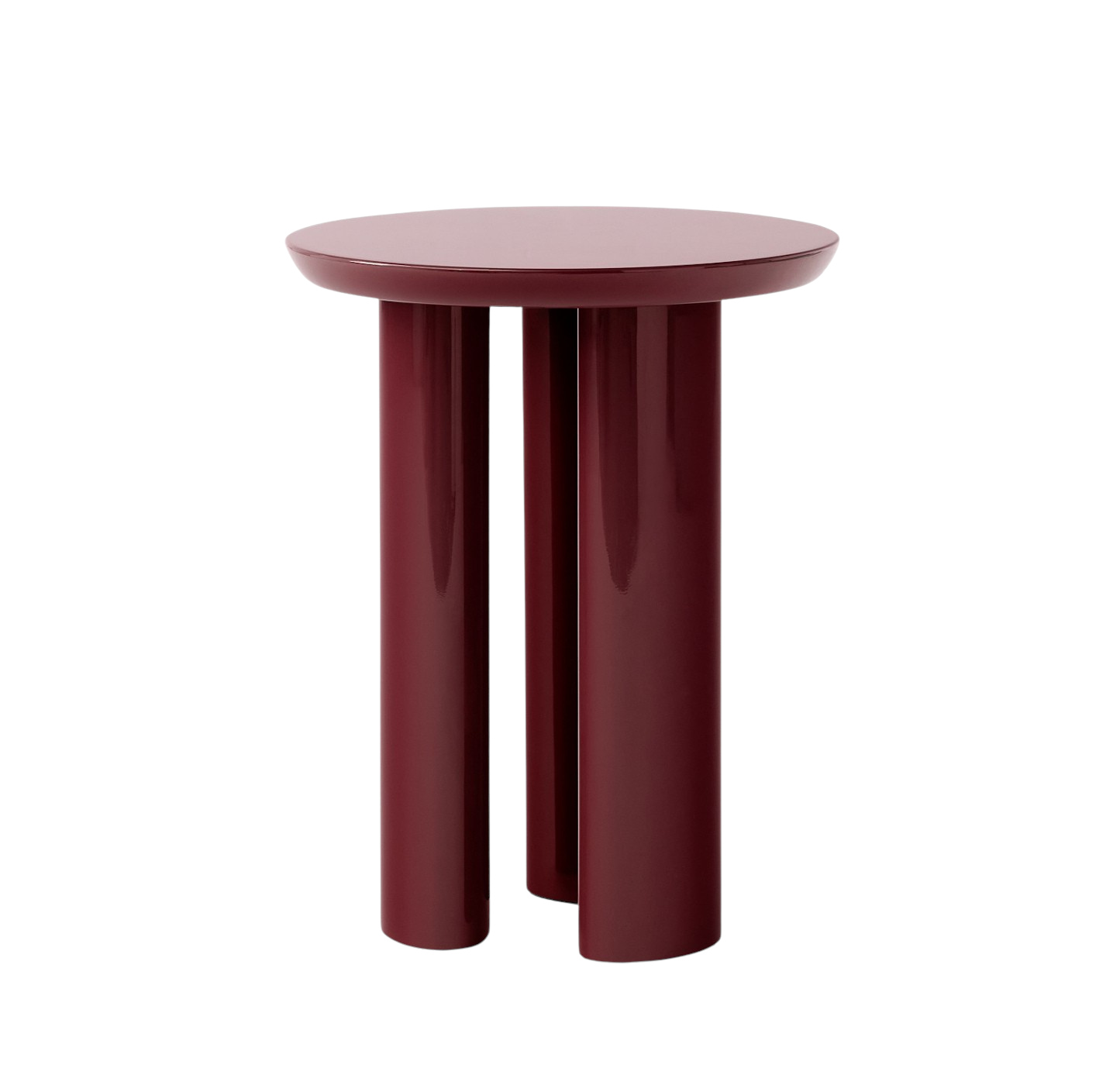 Tung JA3 Beistelltisch, burgundy red