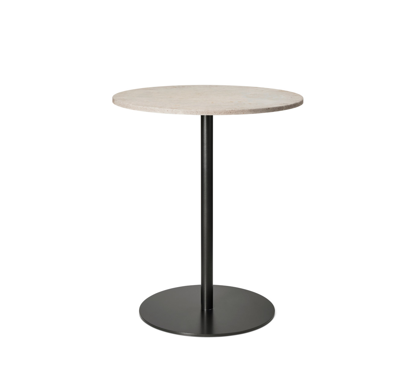 Mater Cafe Tisch, Ø 60 cm, coffee waste black