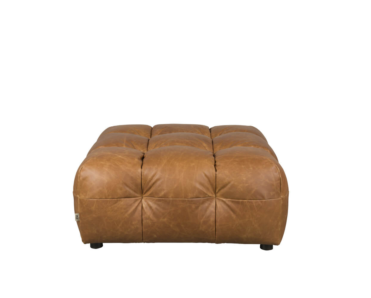 Hackman Hocker, leder cognac
