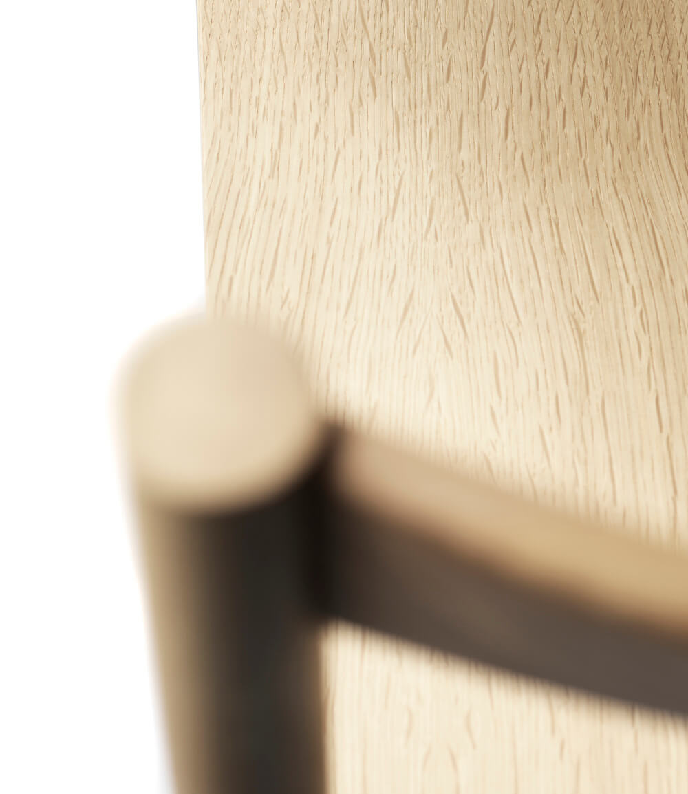 FDB Møbler J178 Lønstrup Stuhl, ergonomisch, FSC®-Eiche, nordisches Design, langlebig, funktional