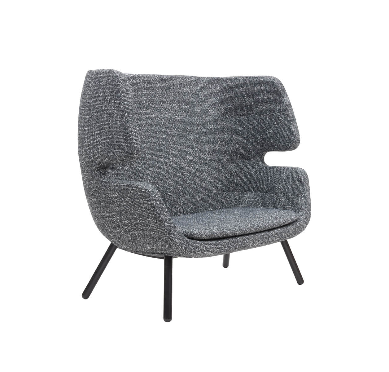 Softline Moai 2-Sitzer Sofa, kompaktes Designsofa mit zeitloser Optik und angenehmem Sitzkomfort