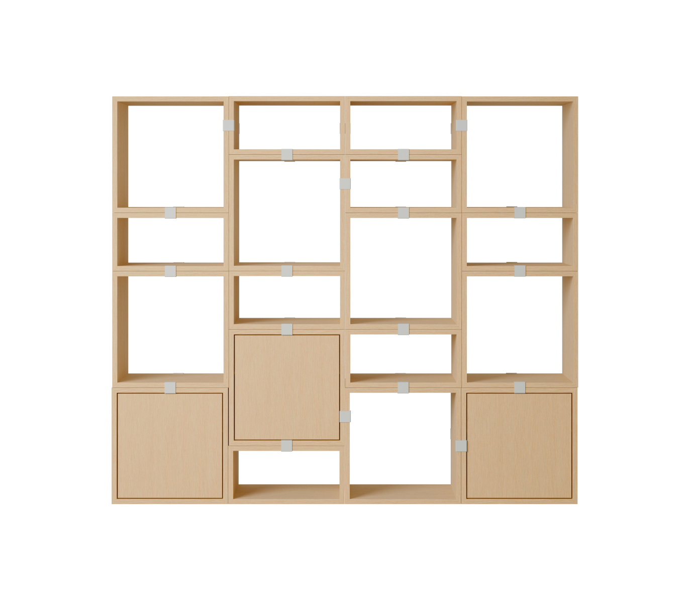 Stacked Storage Bookcase - Configuration 4, eiche natur Stacked Storage Bookcase - Configuration 4, eiche natur