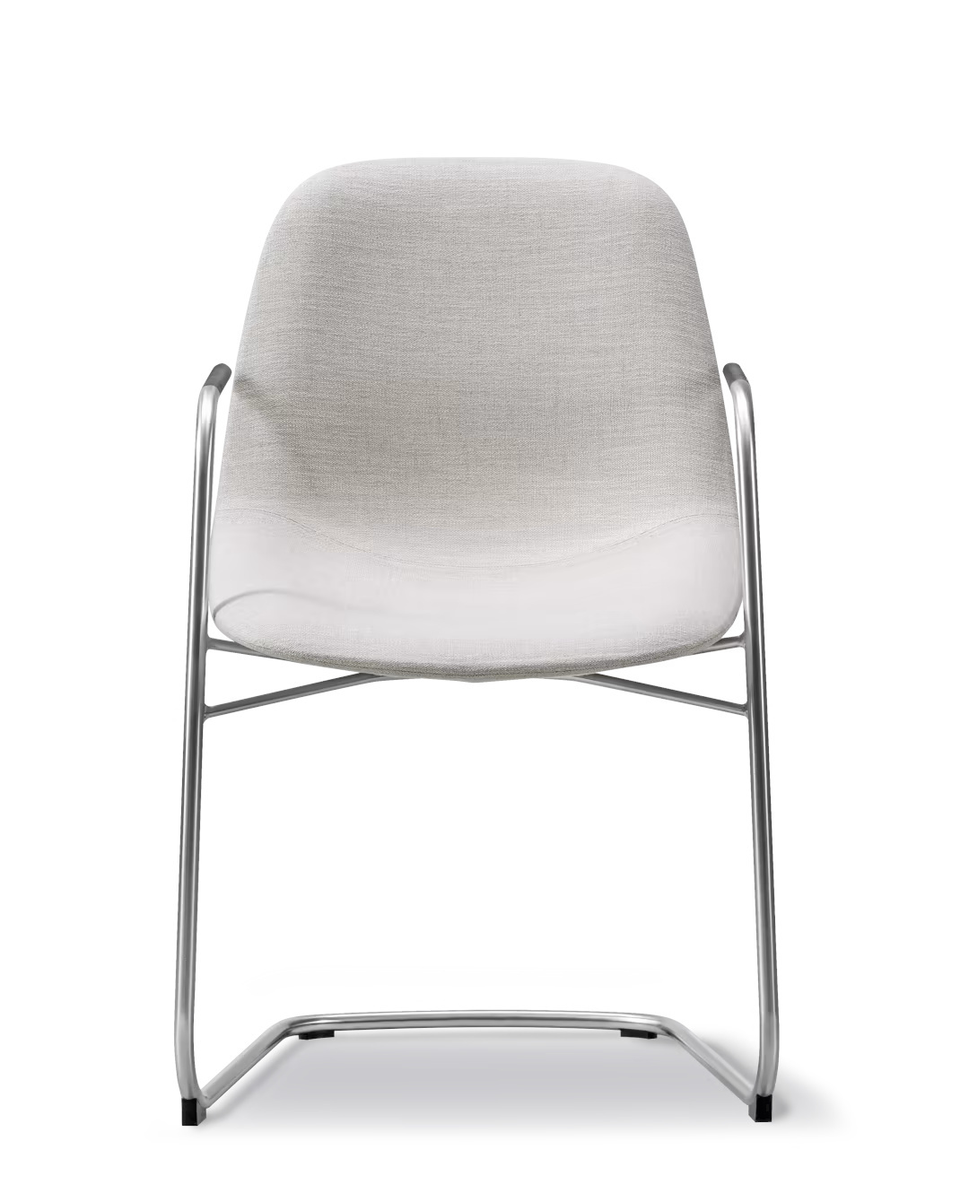 Eyes Cantilever Armlehnstuhl, brushed steel / clay 12