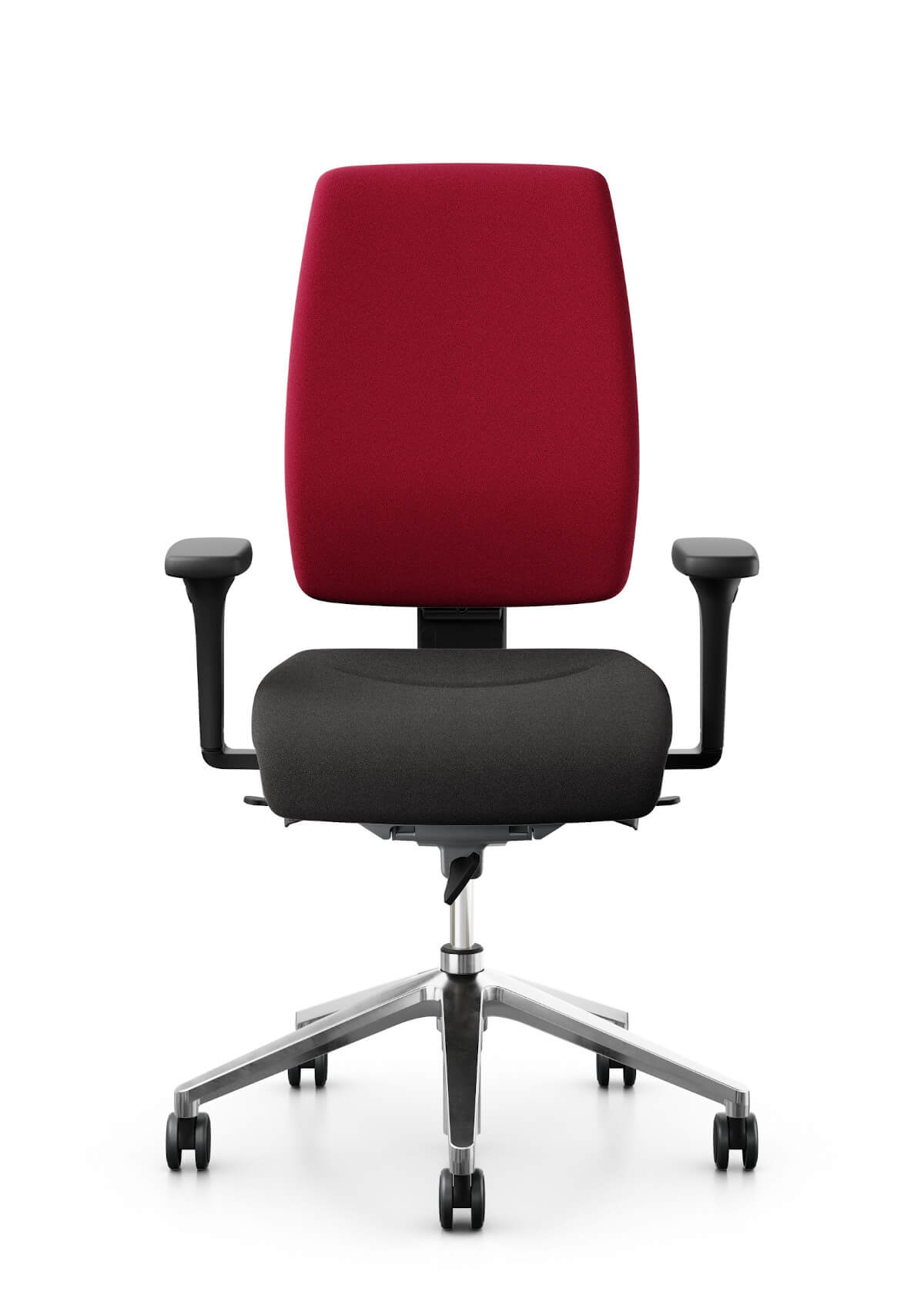 Giroflex 68-3509 Bürostuhl mit ergonomischem Polsterrücken, höhenverstellbar