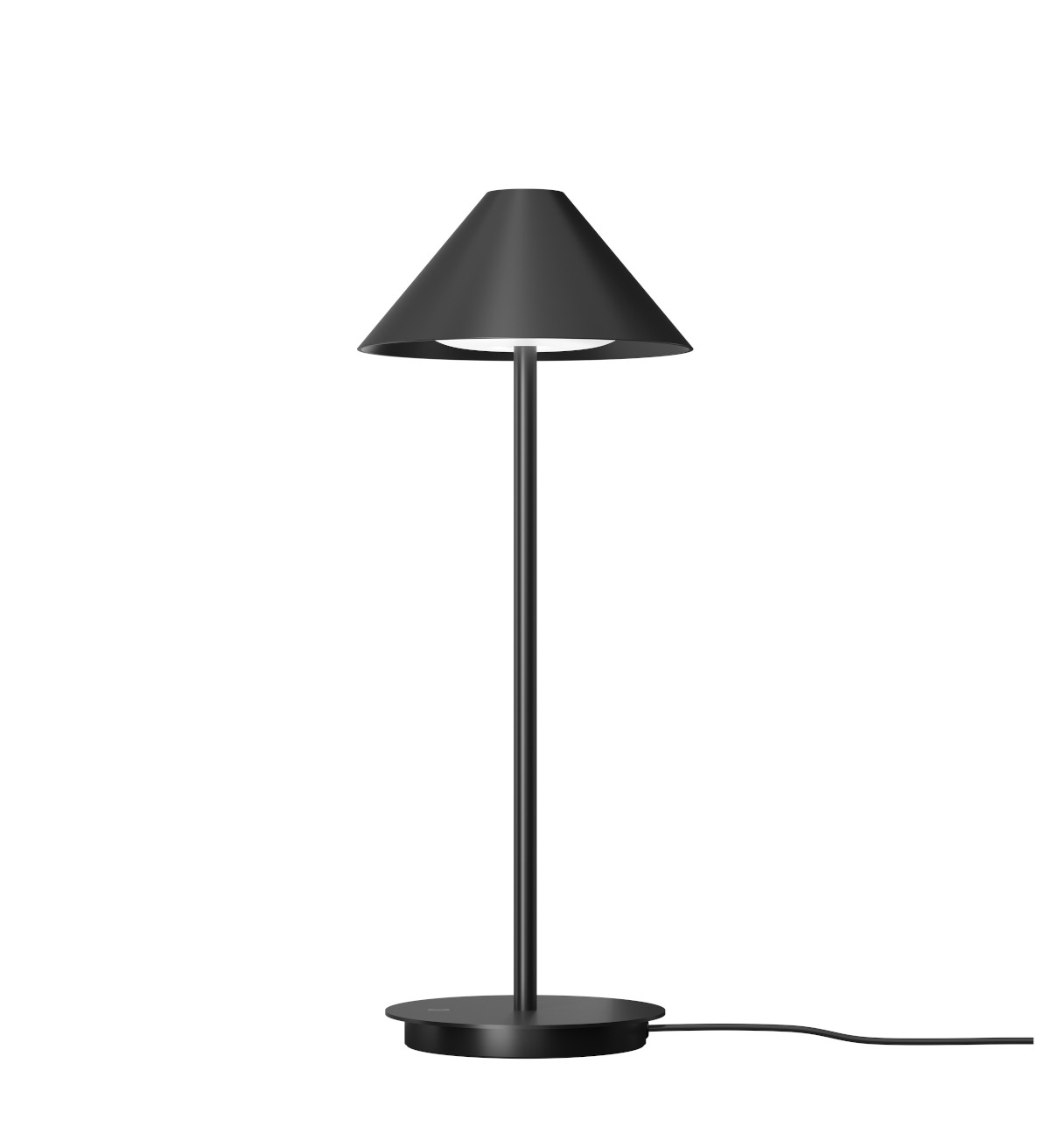 Louis Poulsen Keglen Tischleuchte Schwarz – Modern & Dimmbare LED Louis Poulsen Keglen Tischleuchte schwarz, modernes Design, stufenlose Dimmbarkeit, LED-Beleuchtung, skandinavische Eleganz