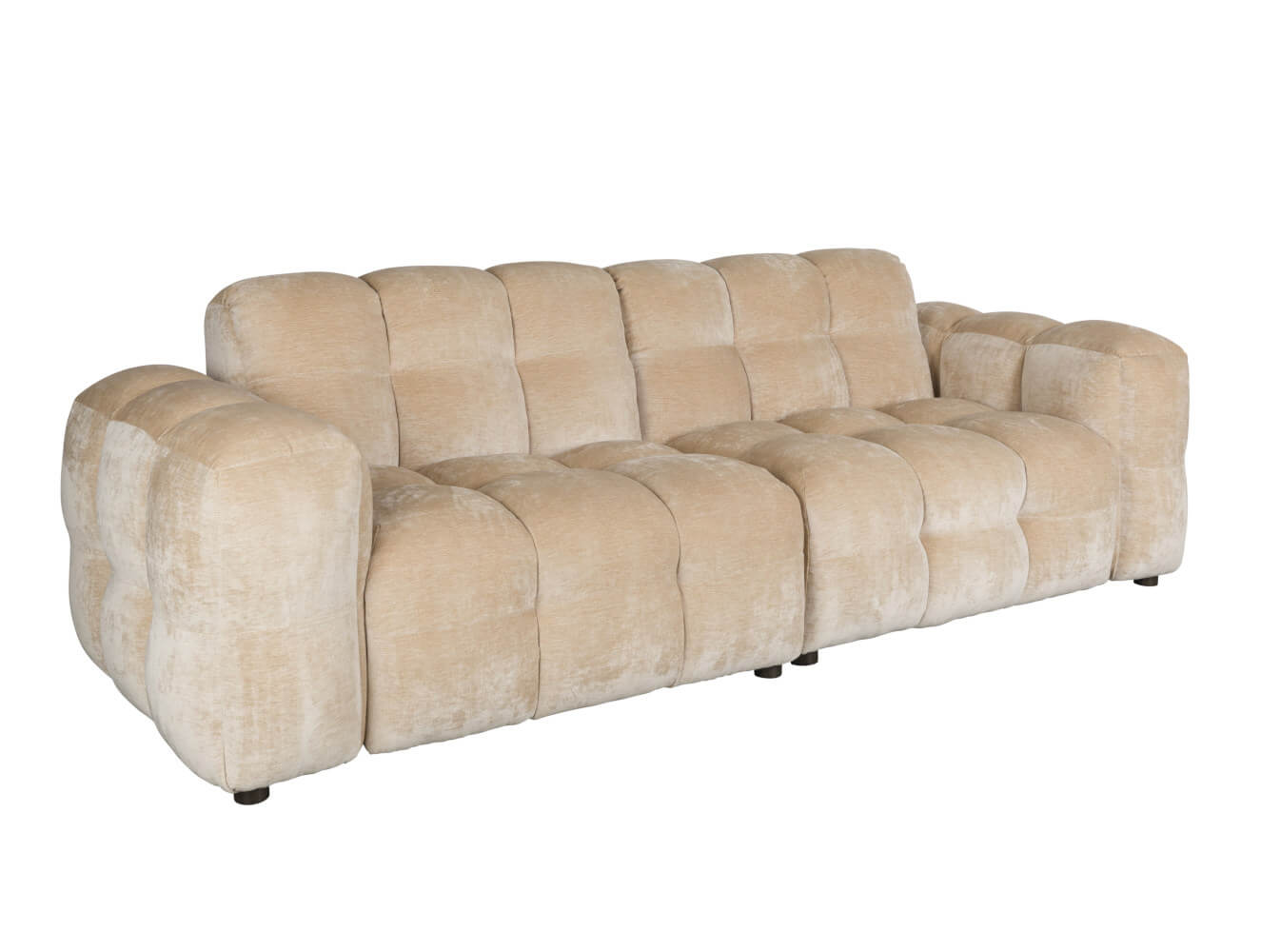 Hackman Sofa 3-Sitzer, velours beige