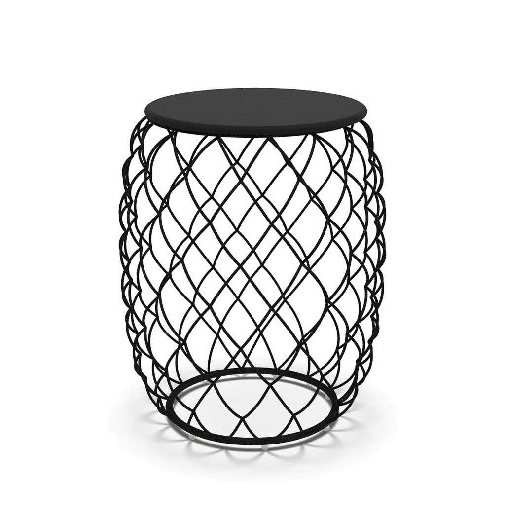 Magis Piña Beistelltisch schwarz – Design aus Italien Magis Piña Beistelltisch schwarz, HPL-Platte, modernes italienisches Design, stabil und vielseitig einsetzbar
