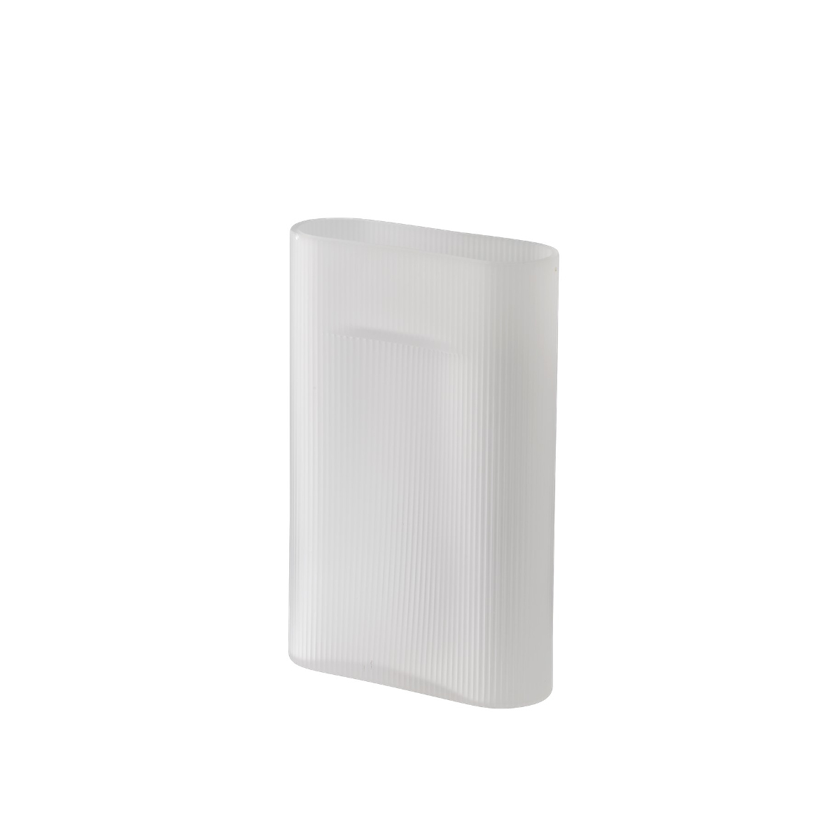 Variante Ridge Vase, höhe 35 cm, weiß
