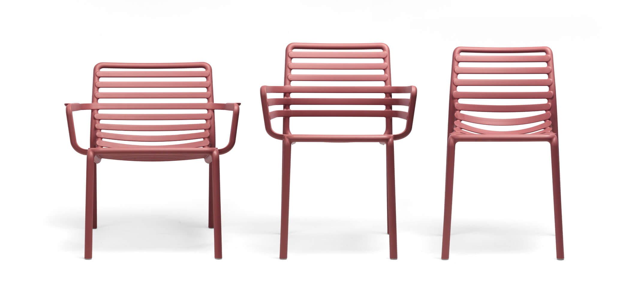 Moderner Nardi Doga Stuhl, bequem, pflegeleicht und robust – ideal für Terrasse, Balkon oder Outdoor-Lounge