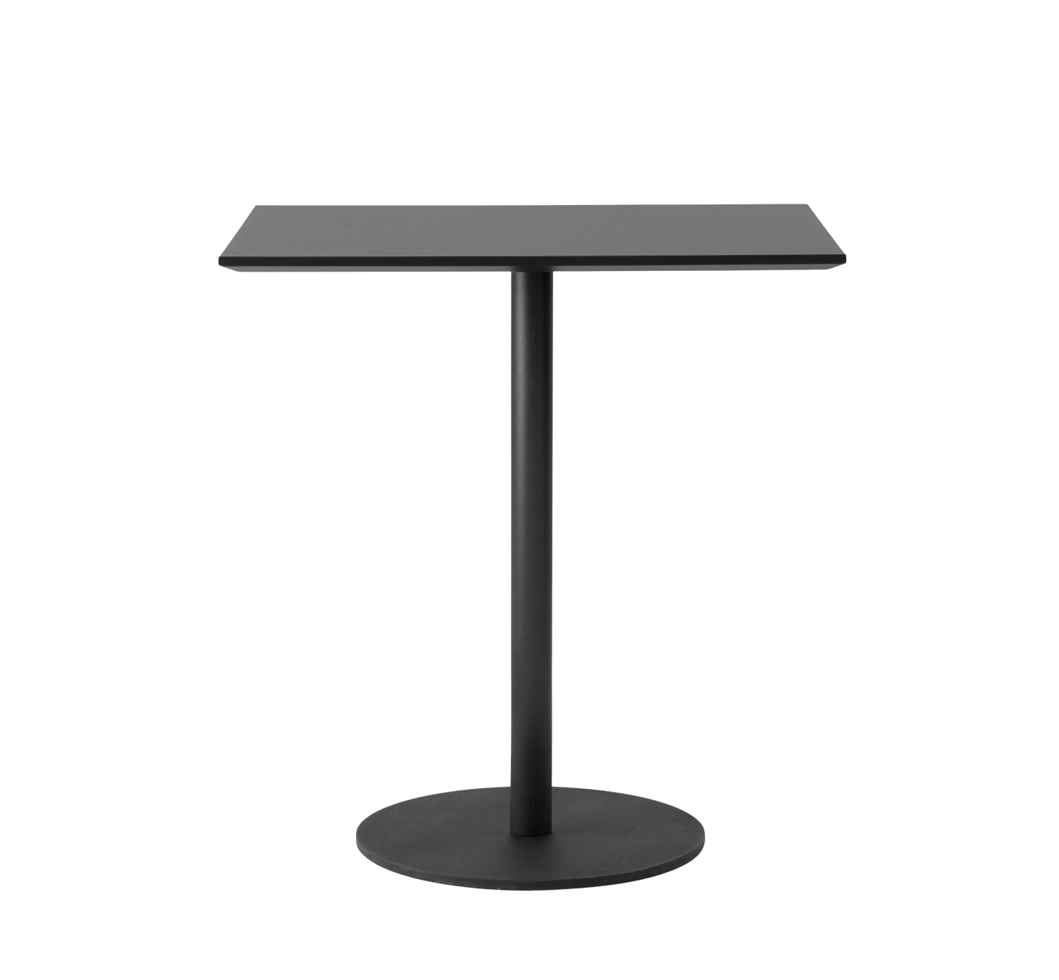 In Between SK 16 Cafe Tisch, höhe 73 cm, schwarz / fenix schwarz laminat