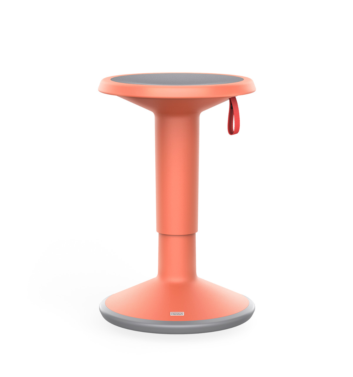 Leichter Interstuhl UP Hocker mit Tragegriff, mobil einsetzbar in Büro, Schule, Küche oder Konferenzraum