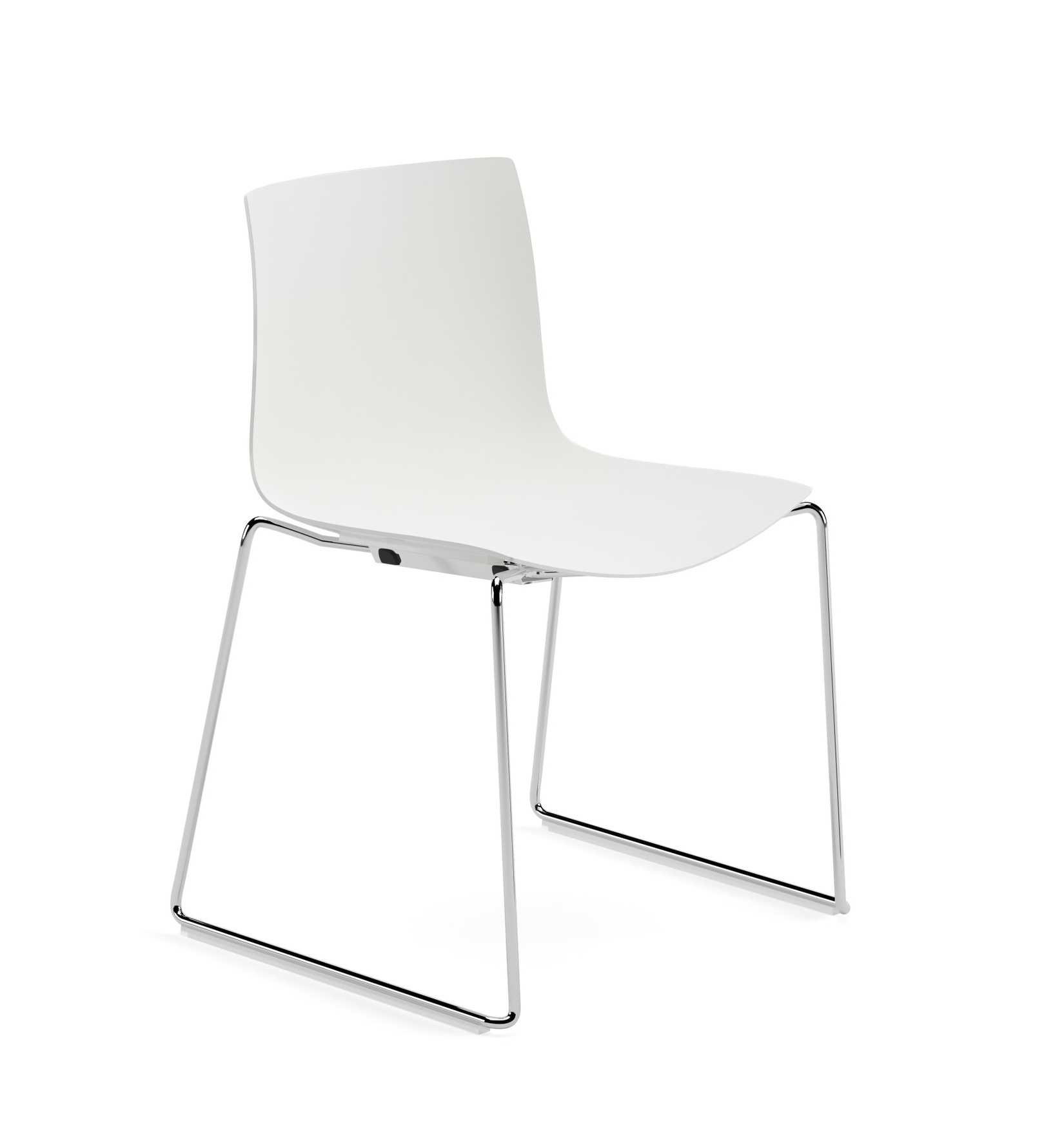 Catifa 46 Stuhl, einfarbig, chrom #0278