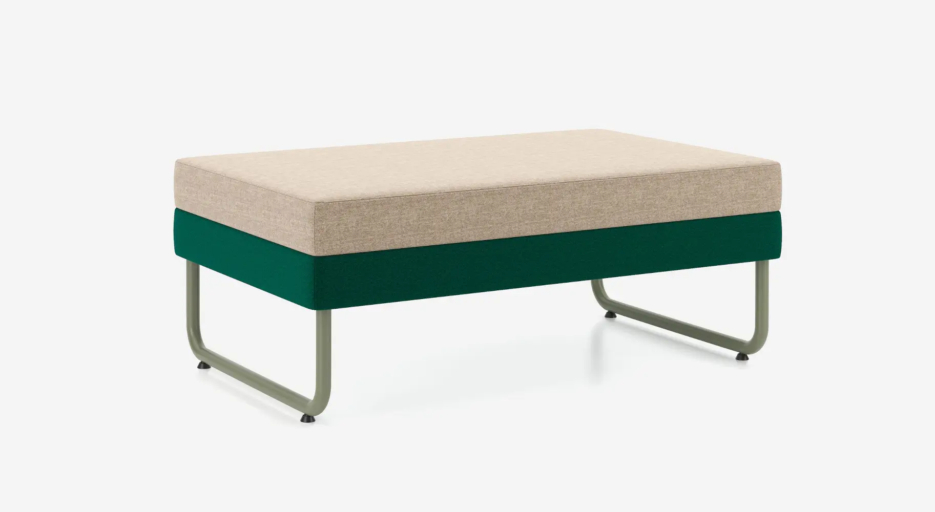 Nowy Styl Play&Work Sitzpouf 1,5-Sitzer für flexible Arbeitsbereiche, Wartezonen und kommunikative Büroumgebungen.