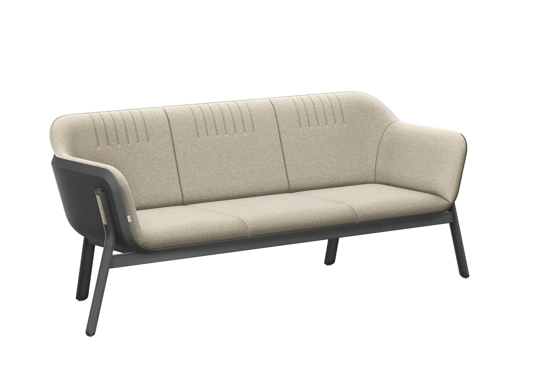 Interstuhl HUB HU312 Sofa in Beige und Anthrazit