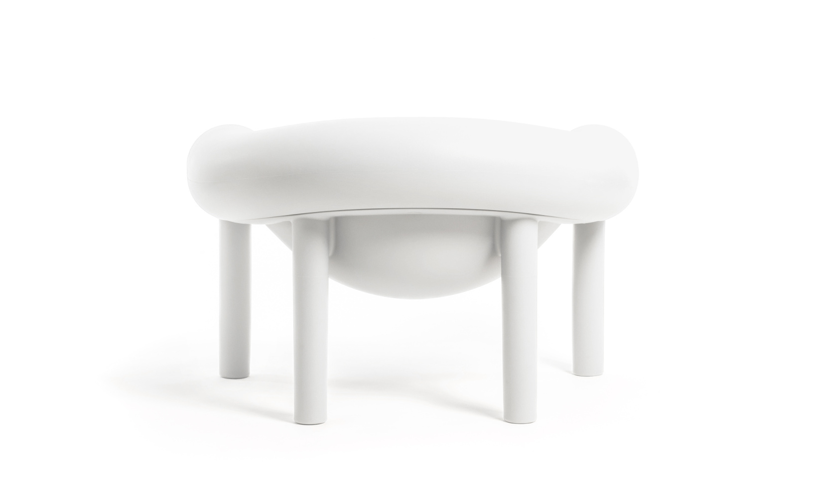 Magis Sam Son Sessel weiß, italienisches Design, bequem, ergonomisch, eleganter Wohn-Sessel