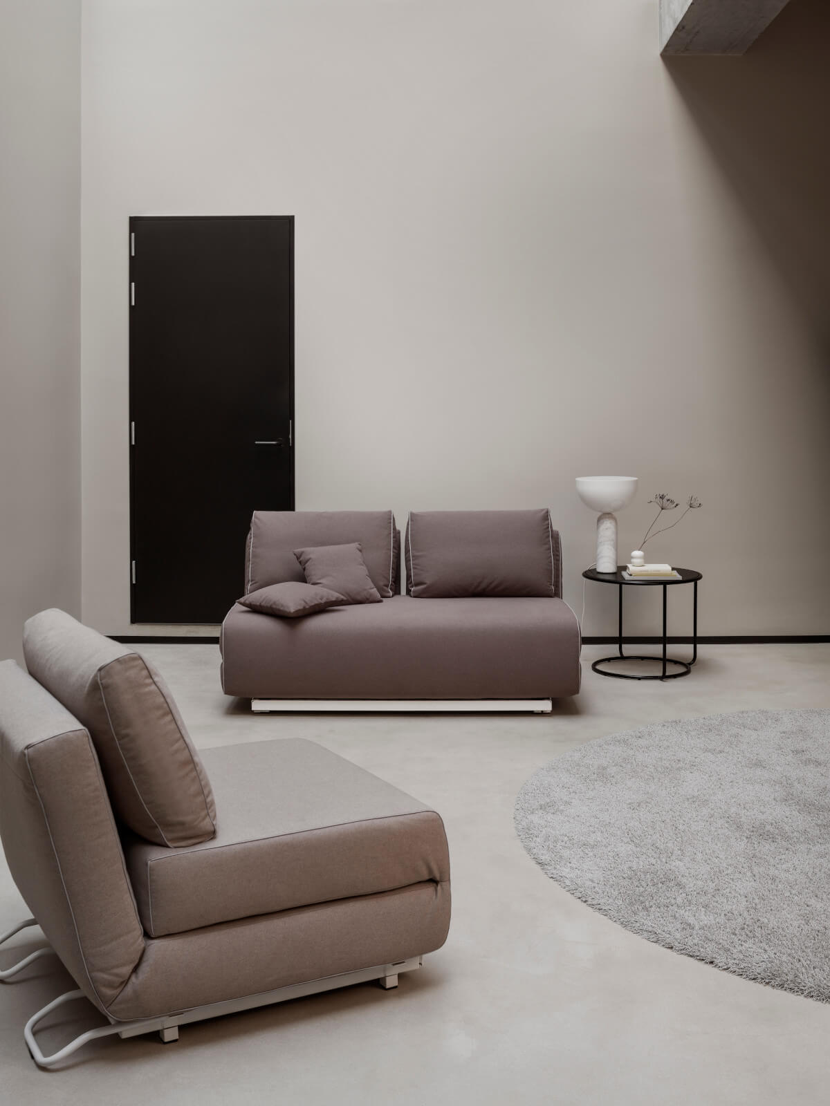 Softline City Lounge-Sessel mit bequemer Polsterung, moderner Sitzkomfort für Wohnzimmer, Büro oder Lounge