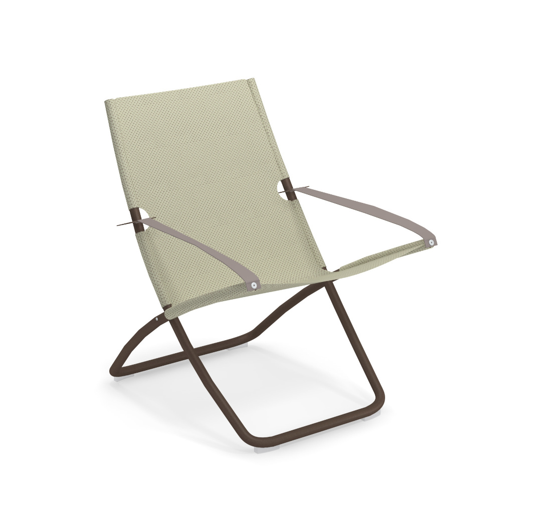 Snooze Liegestuhl, indischbraun / beige