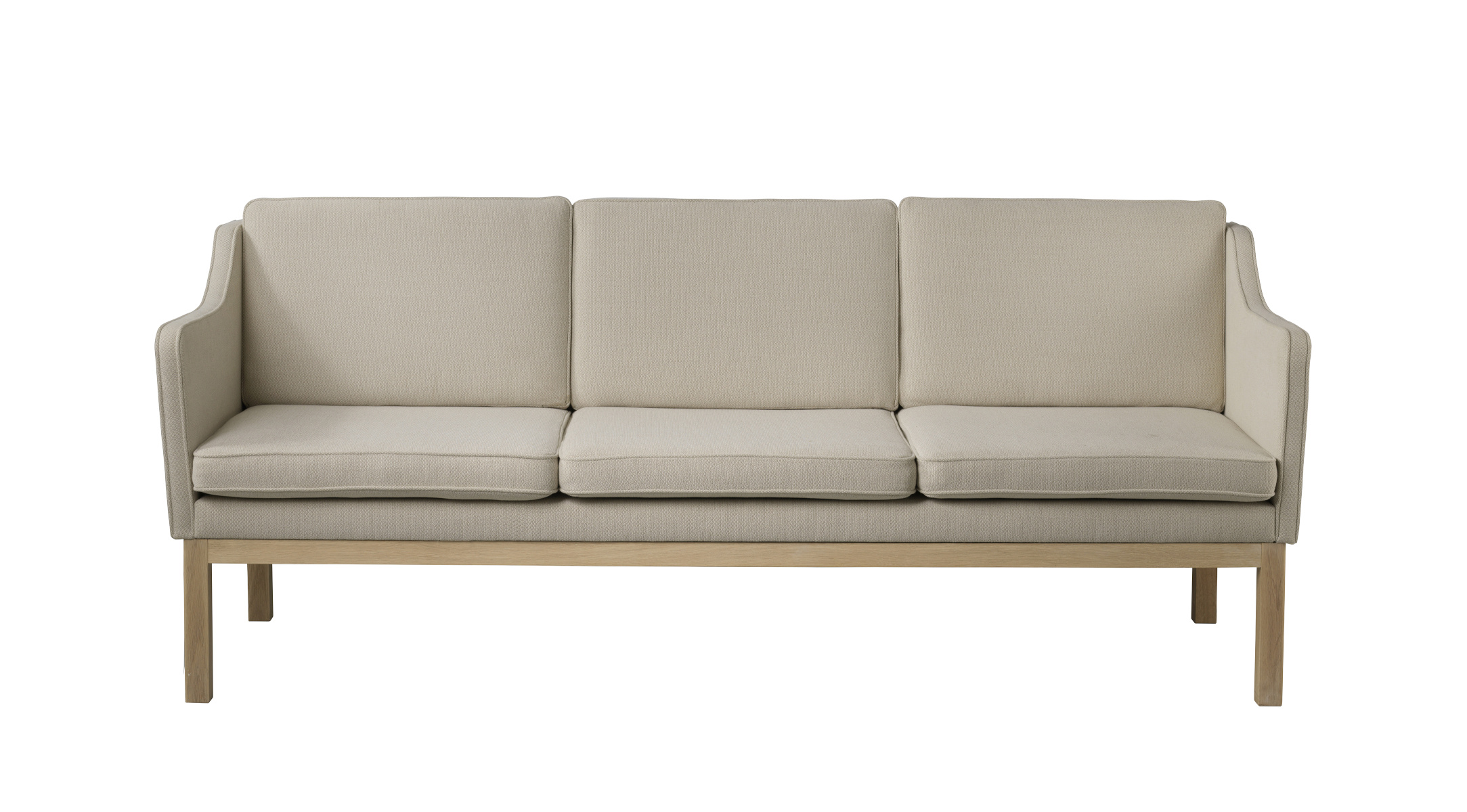 L43 MK46 Sofa 3-Sitzer, eiche natur / beige