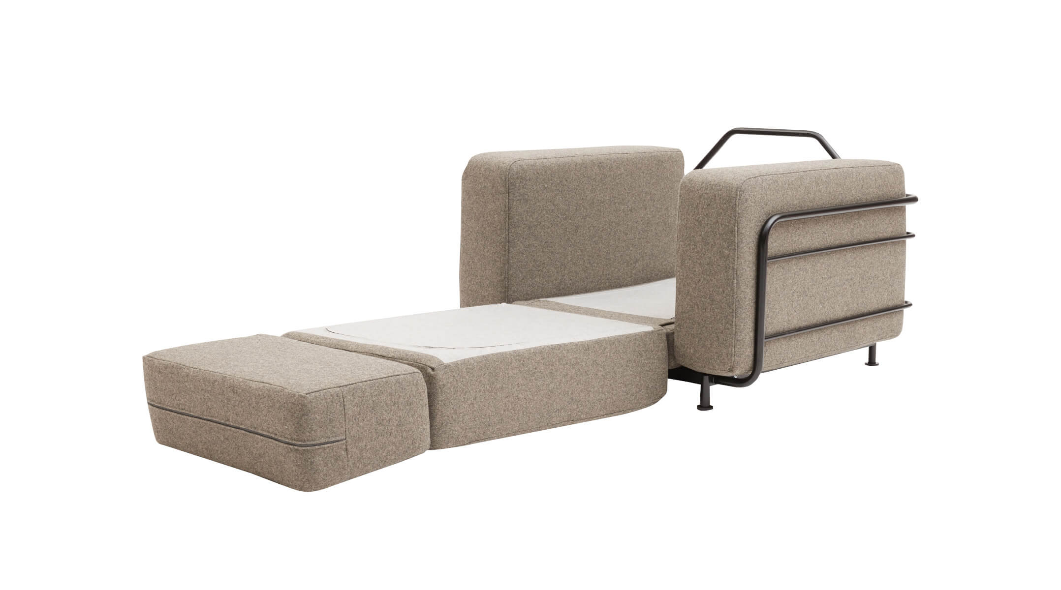 Silver Sessel Softline, moderner Sitzsessel mit klaren Linien und komfortabler Polsterung