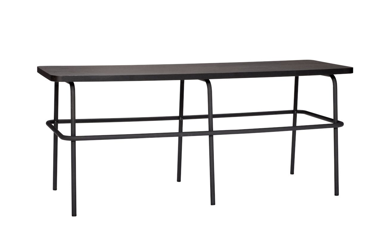 Holz / Metall Sitzbank